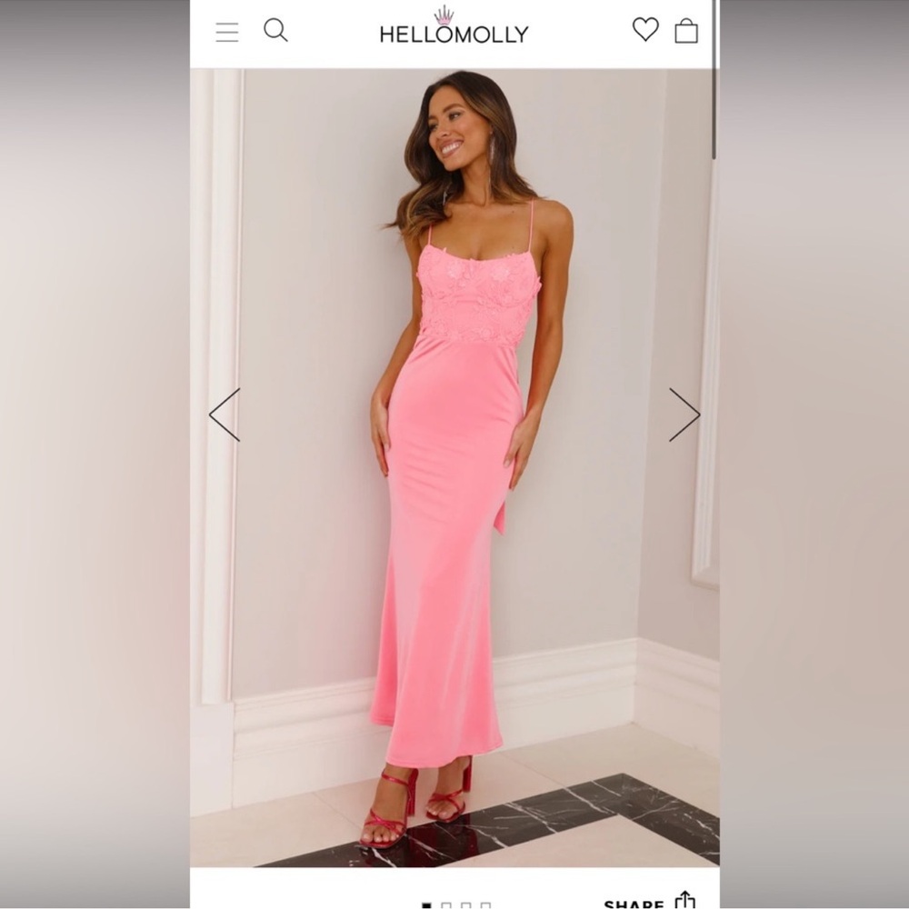 Hello Molly Pink Maxi Dress